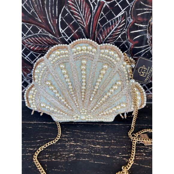 Mary Frances Seaside Beaded Crossbody Handbag - Picture 3 of 11